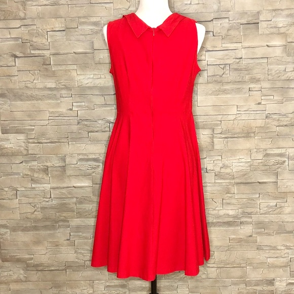 Red retro swing dress, NWOT - Picture 4 of 6